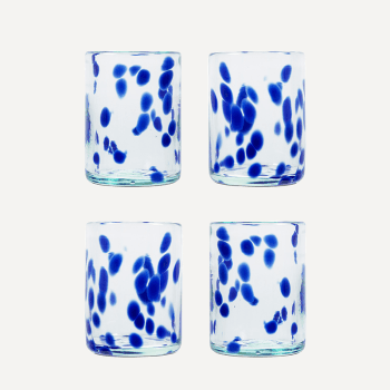 Image showing the Azul Set of 4 Tumblers, 350ml, Blue product.