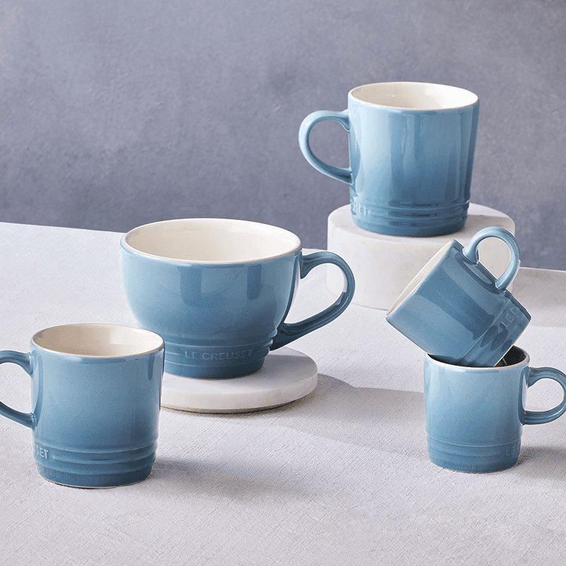 Stoneware Espresso Mug, 100ml, Chambray