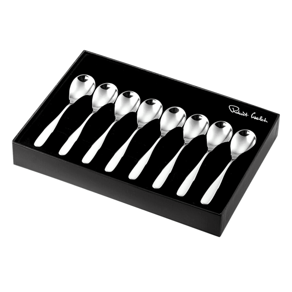 Stanton Bright Set of 8 coffee spoons, Stainless Steel
