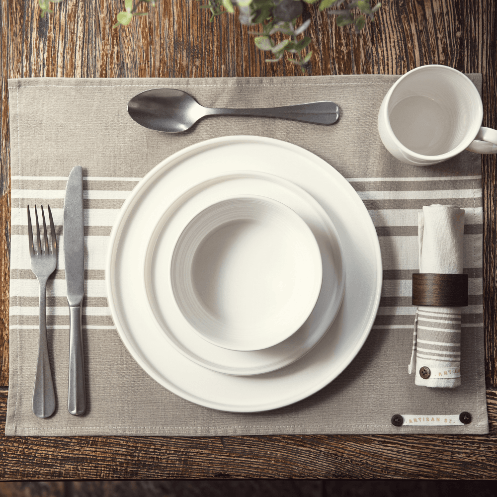 Dinner Plate, Set of 4, White