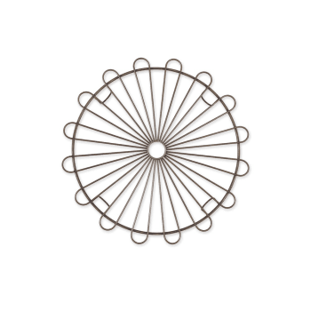Image showing the Brompton Cake Rack, Antique Brass product.