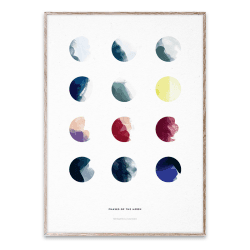 Image showing the Moon Phases FSC Print, 50 x 70cm product.