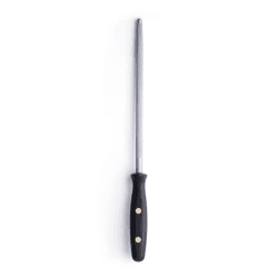 Image showing the Heritage Series Sharpening Steel, 25cm, Black product.