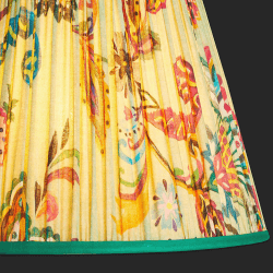 Image showing the Straight empire Shade, 40cm, green Paisley by Matthew Williamson product.