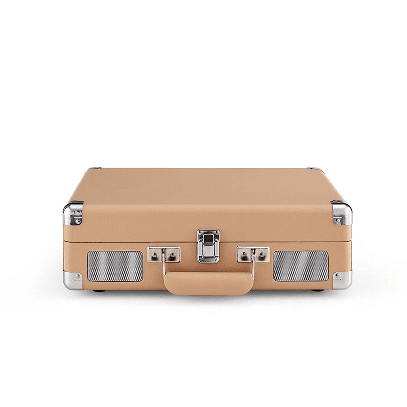 Cruiser Plus Deluxe Portable Turntable, Light Tan