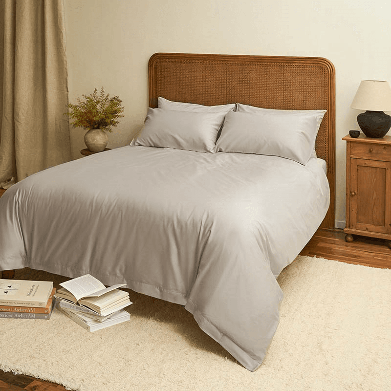 The Original 300 Thread Count Duvet Cover, Double, Dove Grey