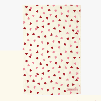 Image showing the Pink Hearts Oven Glove/Tea Towel Set product.