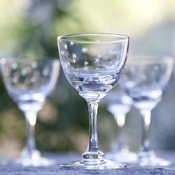 Image showing the Stars Set of 6 liqueur glasses, 80ml, Crystal product.