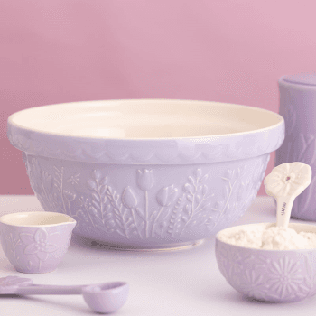 Image showing the In The Meadow Tulip Mixing Bowl, D24cm, Lilac product.