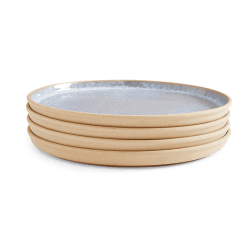 Image showing the Minerals Set of 4 Dinner Plates, D26.5cm, Aqua product.
