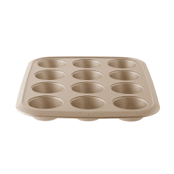 Image showing the Leo Balance 12 Cup Muffin Pan, Carbon Steel product.