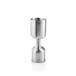 Image showing the Liquid Lounge Cocktail Measuring Jigger, H10.5cm, Brushed Steel product.