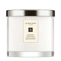 Image showing the Lime Basil & Mandarin Deluxe Candle, 600g product.