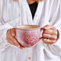 Image showing the Minerals Set of 4 Mugs, 300ml, Rose Quartz product.