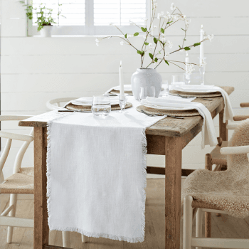 Image showing the Camber Soft Wash Runner, 240 x 40cm, White product.