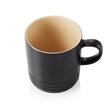Image showing the Stoneware Mug, 350ml, Satin Black product.