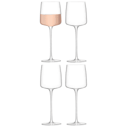 Image showing the Metropolitan Set of 4 Wine Glasses, 350ml, Clear product.
