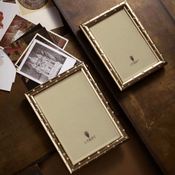 Image showing the Stars Photo frame, 4 x 6", Gold product.