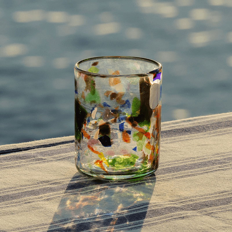 Terrazzo Set of 2 Tumblers, 350ml, Multi