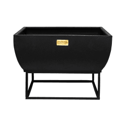 Image showing the Windermere Outdoor firebowl, W50cm, Black product.