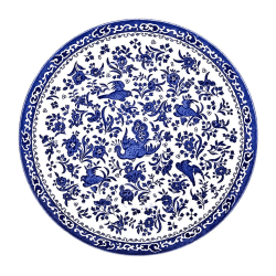 Image showing the Regal Peacock Plate, D25cm, Blue product.