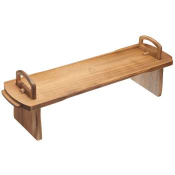 Image showing the Antipasti platform platter, 52 x 15 x 17cm, Acacia Wood product.