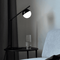 Image showing the Contina Table Lamp, H48.5cm, Black product.
