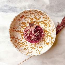 Image showing the Splatter Pasta Bowl, D20cm, Burnt Orange product.