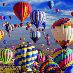 Image showing the Hot Air Balloons 1500 piece Jigsaw Puzzle product.