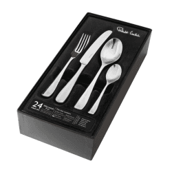 Image showing the Warwick 24 piece cutlery set, Stainless Steel product.