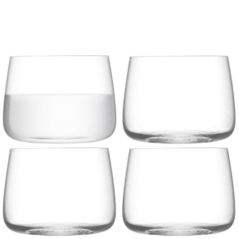 Image showing the Metropolitan Set of 4 Stemless Glass, 360ml, Clear product.