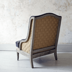 Image showing the Duke Velvet Armchair, Grey product.
