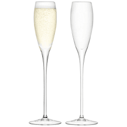 Image showing the Wine Champagne Flutes Set of 2, 160ml, Clear product.