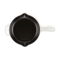 Image showing the Signature Cast Iron Skillet with Metal Handle, 26cm, Meringue product.