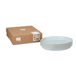 Image showing the Kiln Green Set of 4 Dinner Plates, D26cm product.