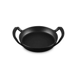 Image showing the BBQ Round Skillet, 25cm, Satin Black product.