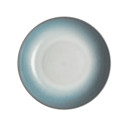 Image showing the Azure Haze Set of 4 pasta bowls, 22 x 5cm, Aquamarine product.