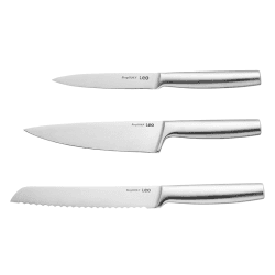 Image showing the Leo Legacy 3 Piece Classic Knife Set, Stainless Steel product.