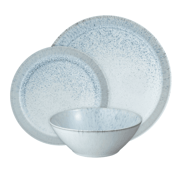Image showing the Kiln Blue 12 piece Tableware Set product.