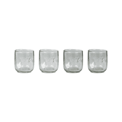 Image showing the Chandani Set of 4 Tumblers, 200ml, Clear product.