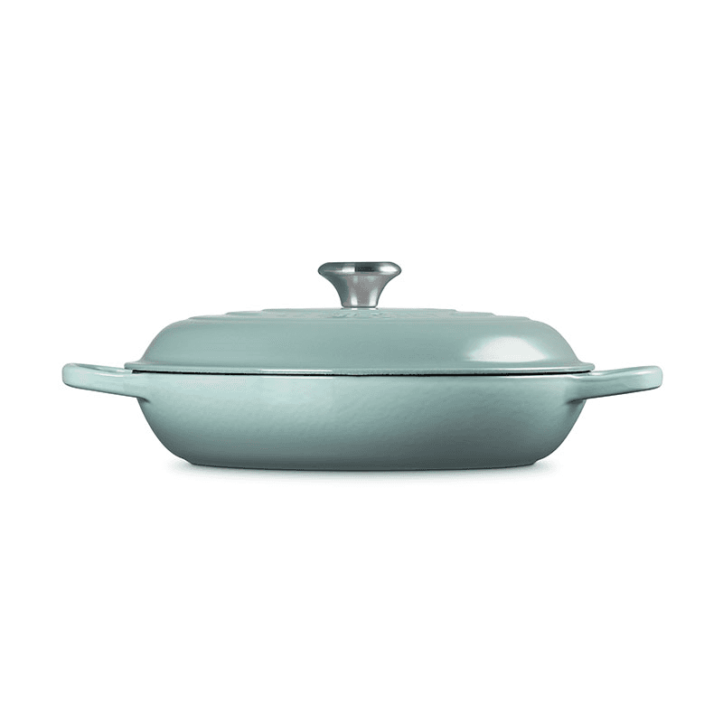 Cast Iron Shallow Casserole, 30cm, Sea Salt