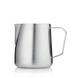 Image showing the Barista Pro Pitcher Milk Jug, 400ml, Steel product.