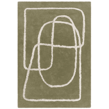 Image showing the Matrix Rug, 120 x 170cm, Sage product.