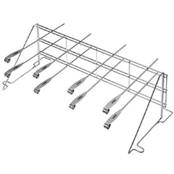 Image showing the Elevations Grill rack and skewers set, stainless steel product.