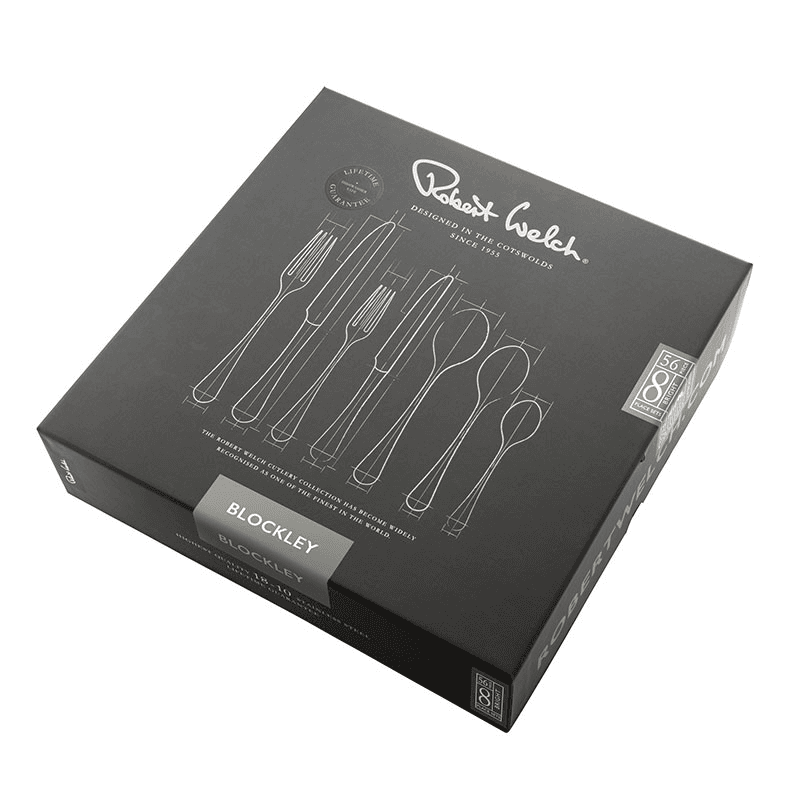 Blockley 56 Piece Cutlery Set, Stainless Steel