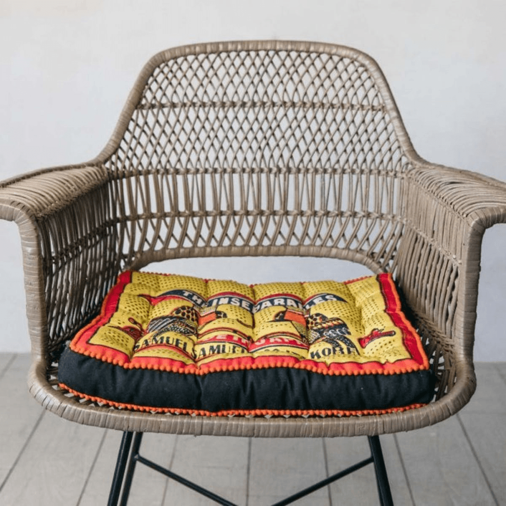 Inseparables Matchbox Seat Pad, 40 x 40cm, Multi