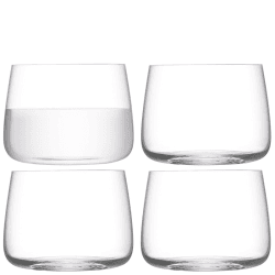 Image showing the Metropolitan Set of 4 Stemless Glass, 360ml, Clear product.