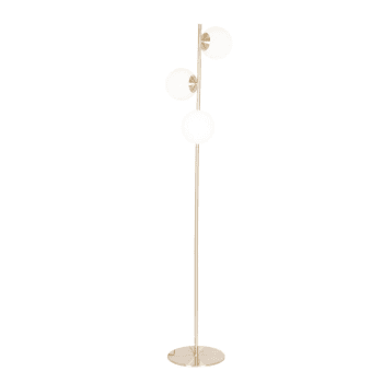 Image showing the Monroe Floor Lamp, Gold, Gold product.