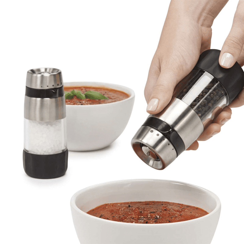Good Grips Salt and Pepper Grinder Set, Steel