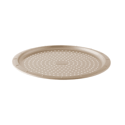 Image showing the Leo Balance Perforated Pizza Pan, Carbon Steel product.